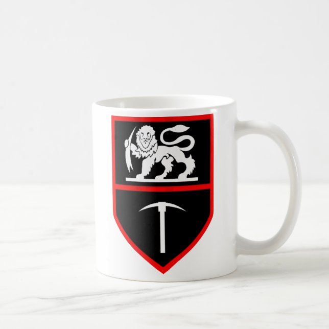 Café Caneca das insígnias do exército de Rhodesian (Direita)