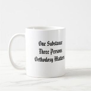 Café Caneca das matérias da ortodoxia de Athanasius