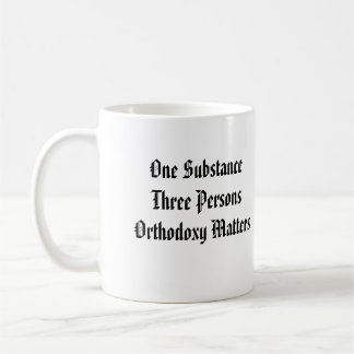 Café Caneca das matérias da ortodoxia de Athanasius