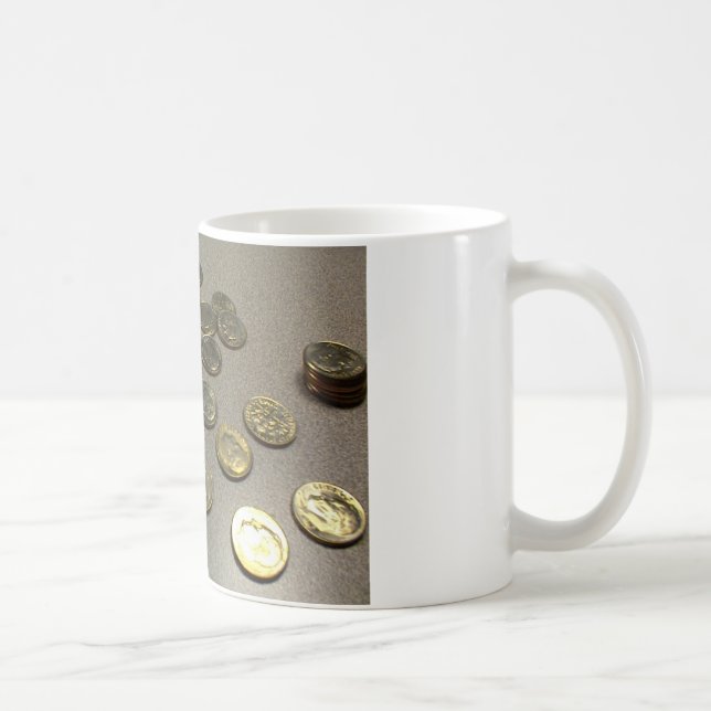 Café Caneca das moedas de dez centavos (Direita)