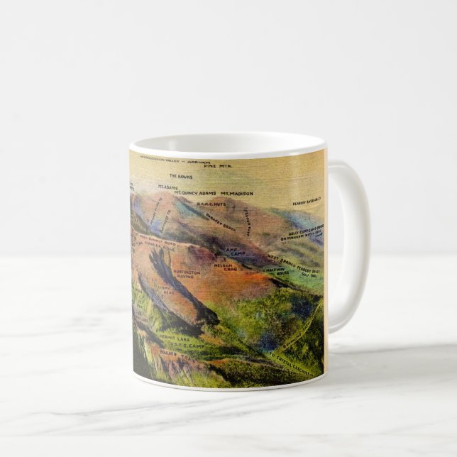 Café Caneca das Montanhas Brancas de New Hampshire (Frente Esquerda)