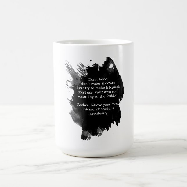 Café Caneca das obsessão das citações de Franz Kafka (Centro)