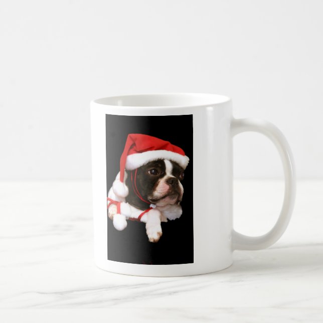 Café Caneca das patas do papai noel do filhote de (Direita)
