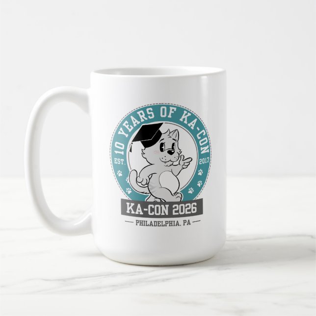 Café Caneca de 10º Aniversário da KACON (Esquerda)