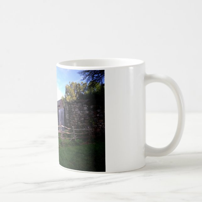 Café caneca de 11 onças - roda de água do moinho da (Direita)