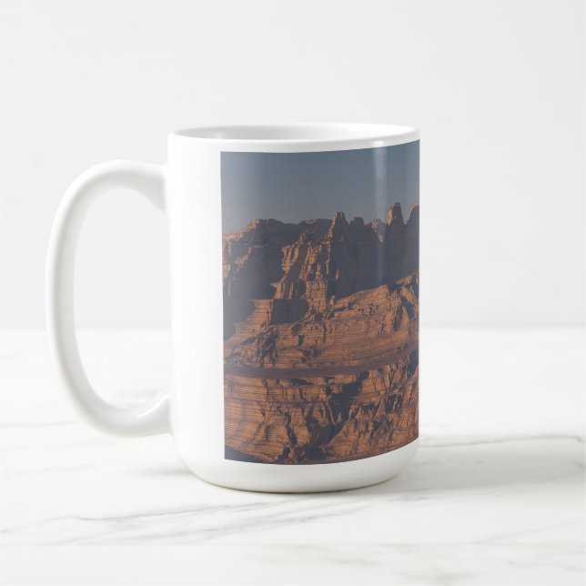 Café caneca de 14 oz com imagem "Peggy's Lookout" (Esquerda)
