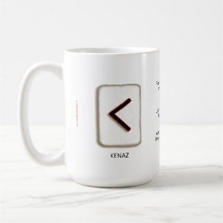 Café Caneca de 15 oz Kenaz RuneStone
