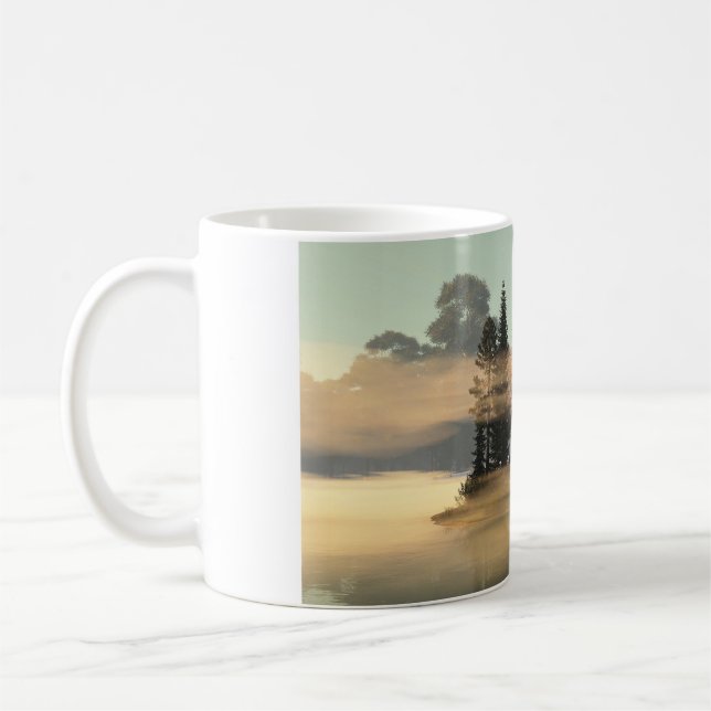 Café caneca de 325ml com imagem "Magia da Névoa" (Esquerda)