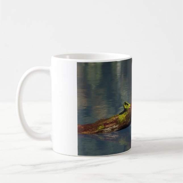 Café Caneca de 330ml com imagem "Renascimento (Verde)" (Esquerda)