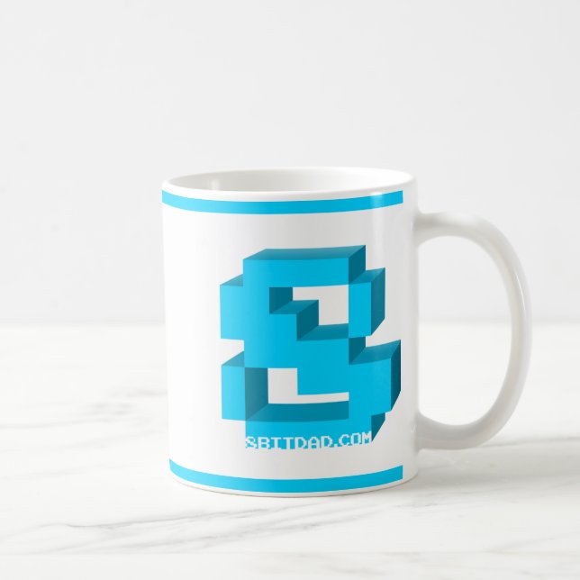 Café Caneca de 8 bits clássica (Direita)