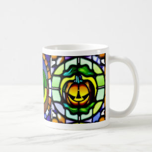 Café Caneca De Abóbora De Vidro Manchada