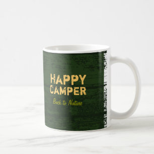 Café Caneca de acampamento feita sob encomenda rústica