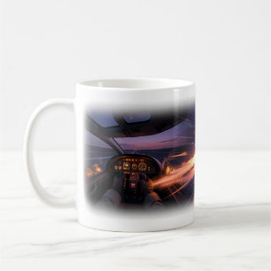 Café Caneca de Ação Sunset Jet Chase