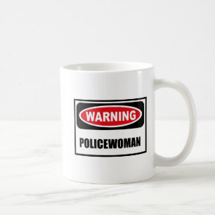 Café Caneca de advertência da POLICIAL