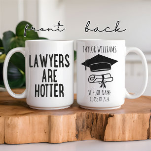Café Caneca de Advogado Quente, Presente de Graduação p