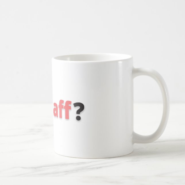 Café Caneca de Aff das torneiras (Direita)