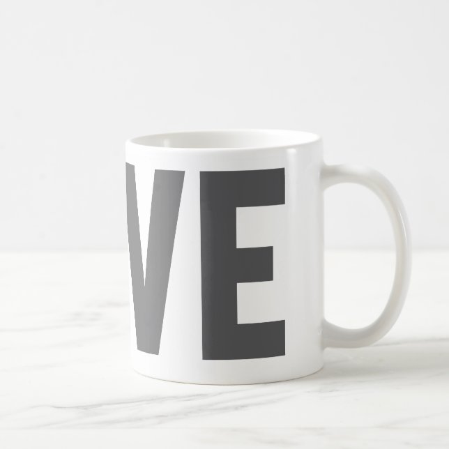 Café Caneca de África do amor (Direita)