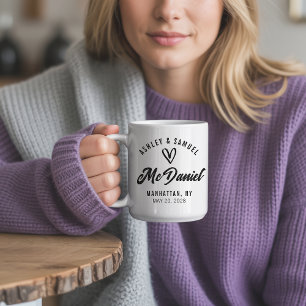 Café Caneca de Agradecimento Personalizada para Noiva c