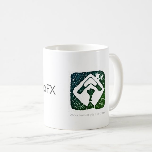 Café Caneca de AGraphaFX BattleScar (Frente Esquerda)