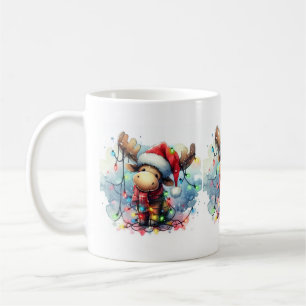 Café Caneca de alce natalina