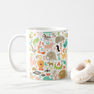 Café Caneca de Alfabeto Infantil