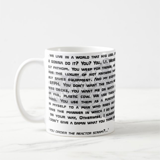 Café Caneca de algumas boa armas nucleares (Esquerda)