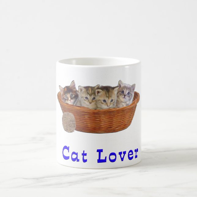 Café caneca de amante de gato (Centro)