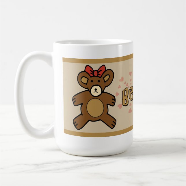 Café Caneca de Amante de Urso (Esquerda)