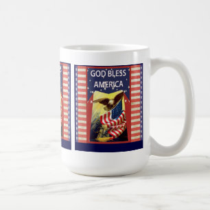 Café Caneca de América dos deus abençoe