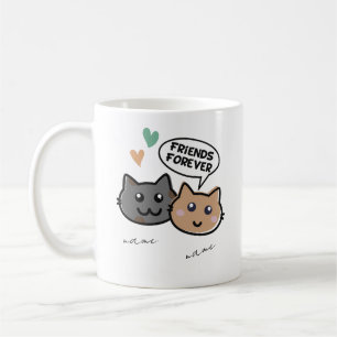Café Caneca de Amigos para sempre, caneca de Amizade