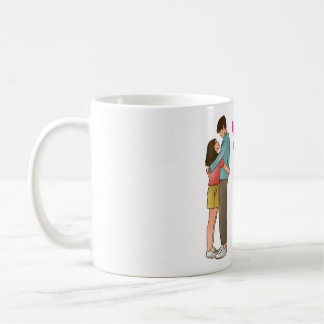 Café Caneca de Amor Casal Romântico