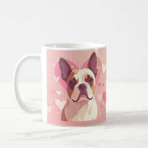 Café Caneca de Amor de Bulldog Francês Fofinho