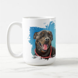 Café caneca de amor de cão Rottweiler
