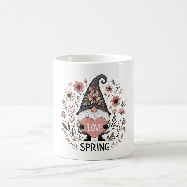 Café Caneca de Amor do Gnome da Primavera (Centro)