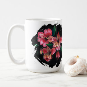 Café Caneca de amor Lírio Peruano é a resposta amorosa