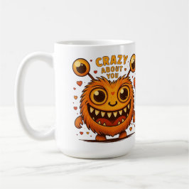 Café Caneca de Amor Monstro Louco por Você