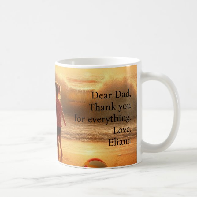 Café Caneca de Amor Pai e Filha (Direita)