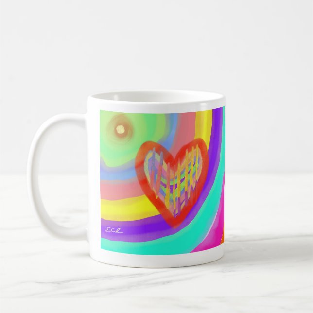 Café Caneca de Amor pela Arte Impressionista (Esquerda)