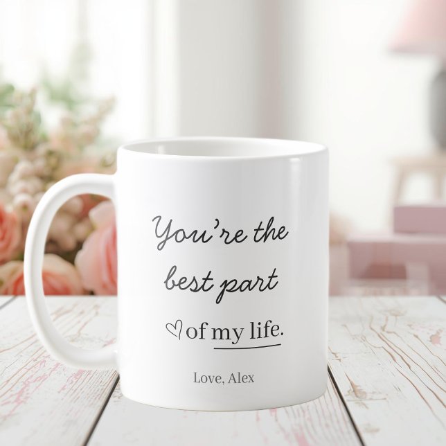 Café Caneca de Amor Personalizada Moderna (Criador carregado)
