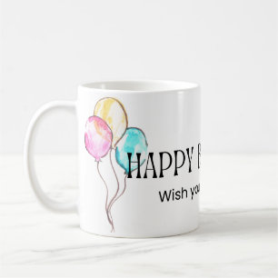 Café caneca de aniversário