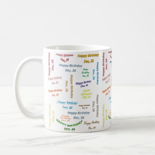 Café Caneca de Aniversário, 26 de Dezembro (Esquerda)