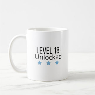 Café Caneca de Aniversário Azul Nivel 18 Desbloqueado 