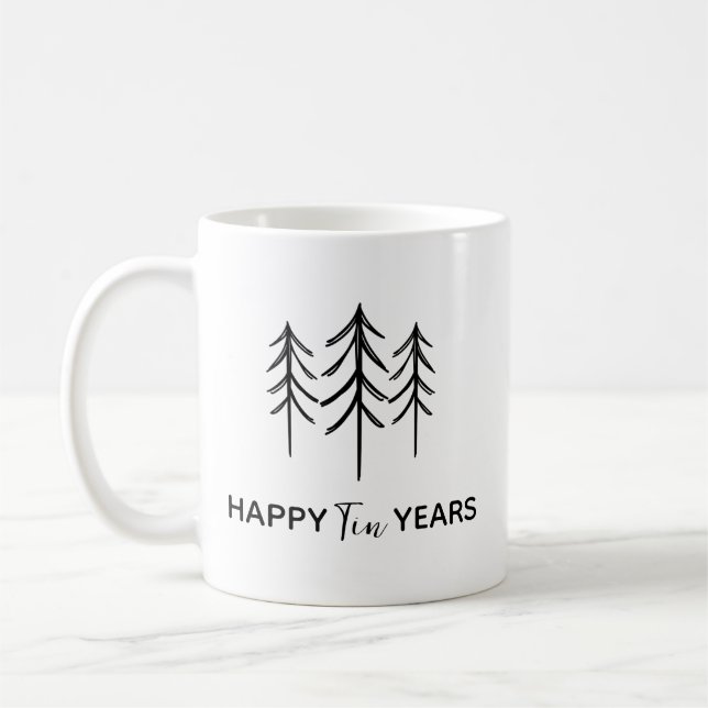 Café Caneca de Aniversário de Ano de Lata, Marido Perso (Esquerda)