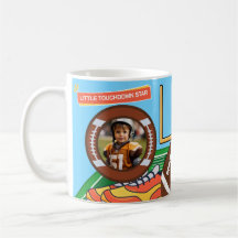 Caneca de Aniversário de Futebol Little Touchdown