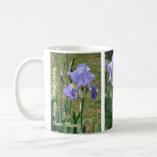 Café Caneca de Aniversário para Mamãe com Íris Mauves A