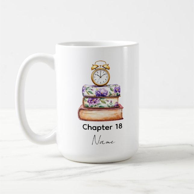 Café Caneca de Aniversário Personalizada Eu Capítulo 18 (Esquerda)