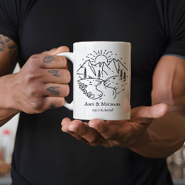 Café Caneca de Aniversário Personalizada | Presente par