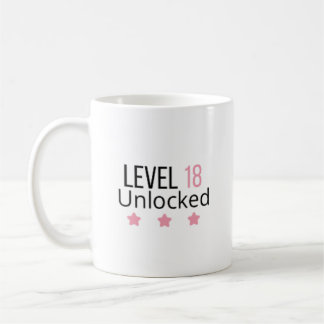 Café Caneca de Aniversário Rosa Desbloqueado Nível 18