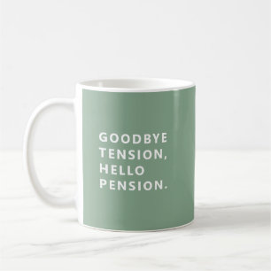 Café Caneca de Aposentadoria Divertida Adeus Tensão Bem