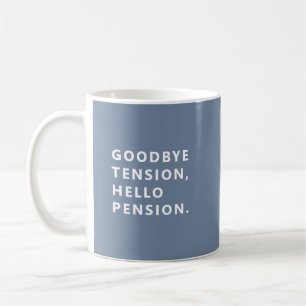 Café Caneca de Aposentadoria Divertida Adeus Tensão Bem